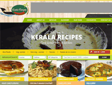 Tablet Screenshot of keralarecipes.com